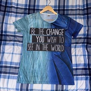 Shopping Terapia - Two tone Tee sz S